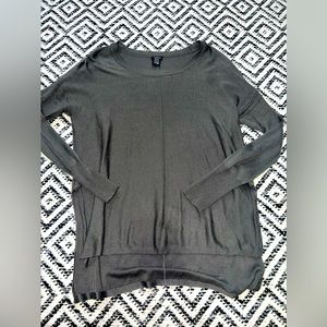 Women’s sweater deep olive green color